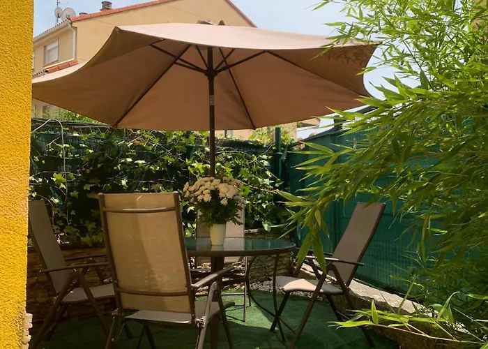아파트 Ecobambu Con Terraza Y Parking En Pontevedra *